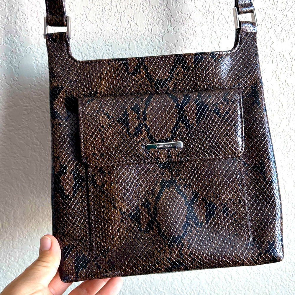 NINE WEST Snakeskin bag